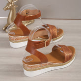 Sandales espadrilles à brides basiques